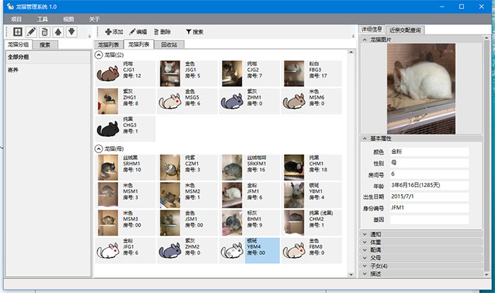 龙猫养殖管理软件 v1.5-龙猫养殖管理软件 v1.5免费下载