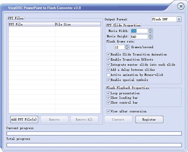 VeryPDF PowerPoint to Flash Converter(文件转换工具) v3.3-VeryPDF PowerPoint to Flash Converter(文件转换工具) v3.3免费下载