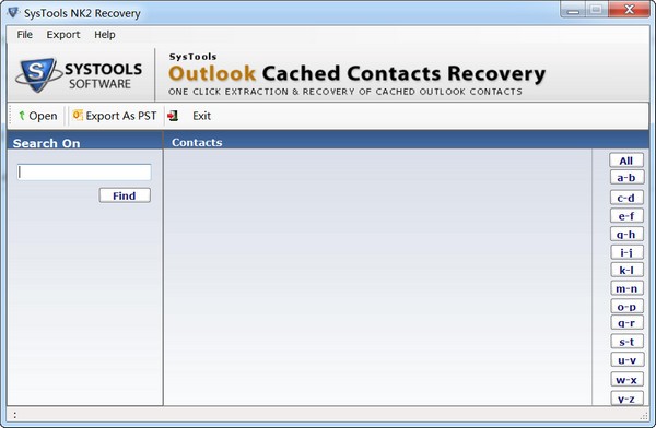 SysTools Outlook Cached Contacts Recovery(邮箱处理工具) v1.2-SysTools Outlook Cached Contacts Recovery(邮箱处理工具) v1.2免费下载