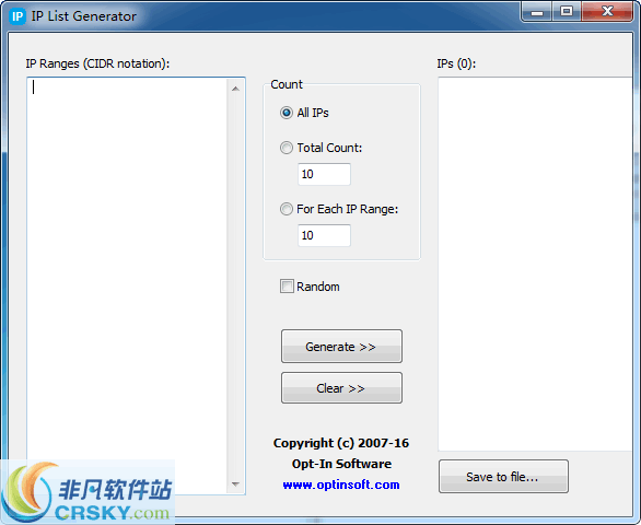 IP List Generator v2.2-IP List Generator v2.2免费下载