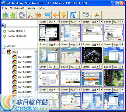 LAN Desktop Spy Monitor v4.3-LAN Desktop Spy Monitor v4.3免费下载