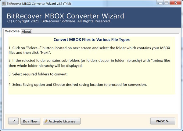 BitRecover MBOX Converter Wizard(MBOX邮件转换工具) v8.7.2-BitRecover MBOX Converter Wizard(MBOX邮件转换工具) v8.7.2免费下载