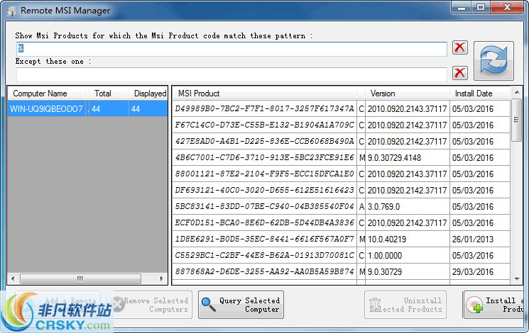 Remote MSI Manager v1.0.1603.22-Remote MSI Manager v1.0.1603.22免费下载