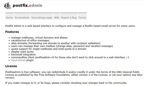 Postfix Admin(Web管理工具) v3.4-Postfix Admin(Web管理工具) v3.4免费下载