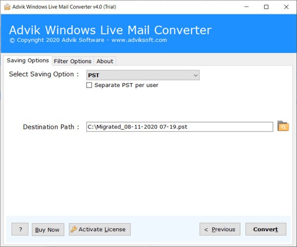 Advik windows live mail converter(邮件转换工具) v4.2-Advik windows live mail converter(邮件转换工具) v4.2免费下载