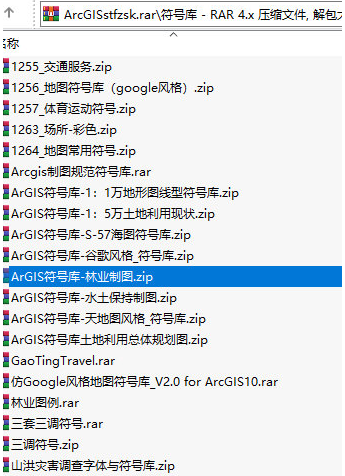 ArcGIS三调符号库 v1.1-ArcGIS三调符号库 v1.1免费下载