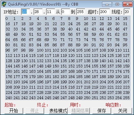 QuickPing(网络监测工具) v0.85-QuickPing(网络监测工具) v0.85免费下载