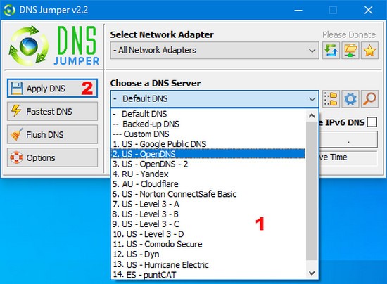 Dns Jumper(DNS切换工具) v2.5-Dns Jumper(DNS切换工具) v2.5免费下载