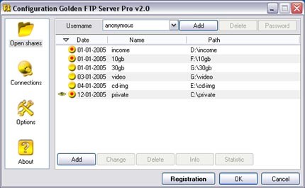 Golden FTP server Pro v4.25-Golden FTP server Pro v4.25免费下载