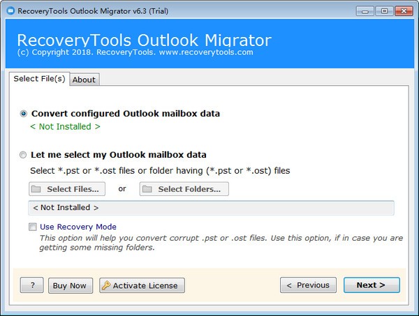 Outlook Migrator(PST转换软件) v6.6-Outlook Migrator(PST转换软件) v6.6免费下载