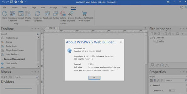 WYSIWYG Web Builder 17 v1.42下载