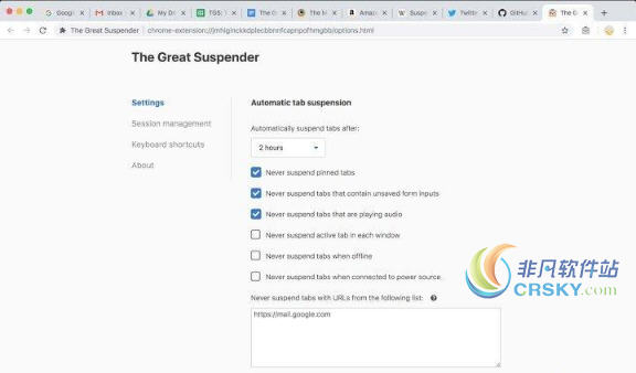 The Great Suspender（标签睡眠模式） for Chrome v7.1.3-The Great Suspender（标签睡眠模式） for Chrome v7.1.3免费下载