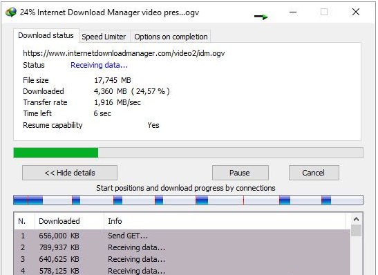 InternetDownloadManager vDownload下载