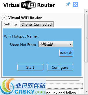 Virtual WiFi Router(虚拟无线路由器) v3.7-Virtual WiFi Router(虚拟无线路由器) v3.7免费下载