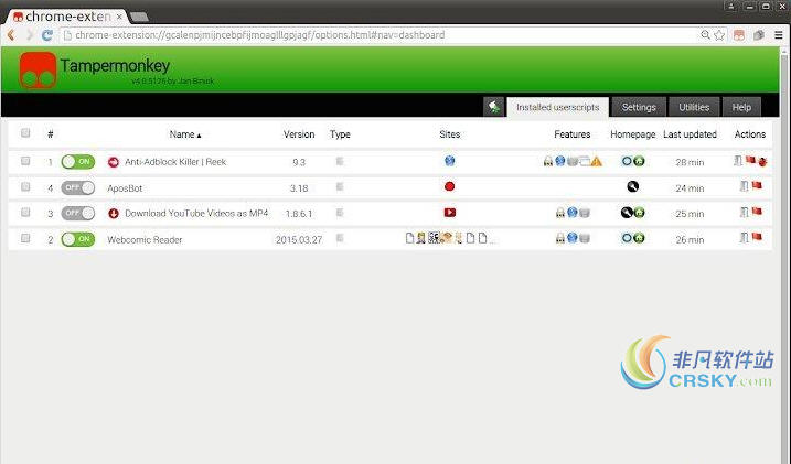 Tampermonkey beta for Chrome v4.10.6116-Tampermonkey beta for Chrome v4.10.6116免费下载