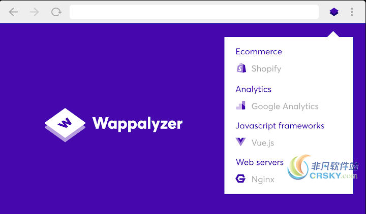 Wappalyzer for Chrome v5.9.33-Wappalyzer for Chrome v5.9.33免费下载