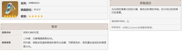 原神公子圣遗物推荐词条-公子武器推荐顺序
