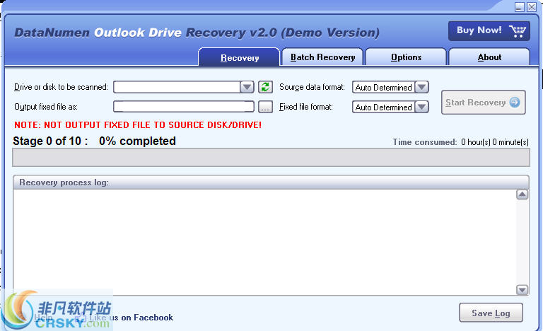 DataNumen Outlook Drive Recovery v2.5-DataNumen Outlook Drive Recovery v2.5免费下载