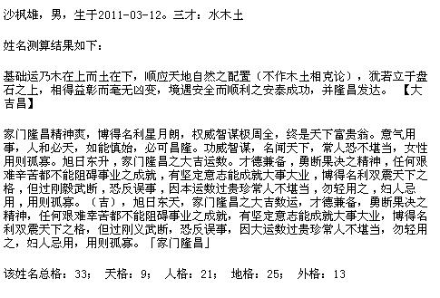 测试自己五行缺什么