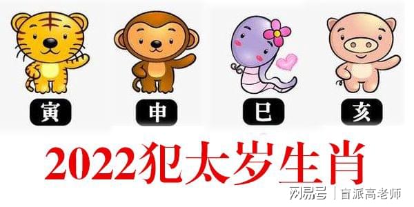 2022年犯太岁的生肖